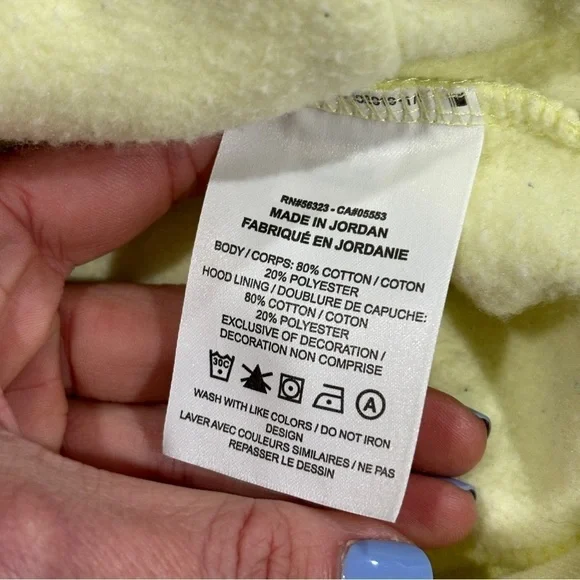 Jordan Men's Jumpman Classics Pullover Hoodie 'Neon Green' BV6010-335 Size Large - Picture 9 of 15